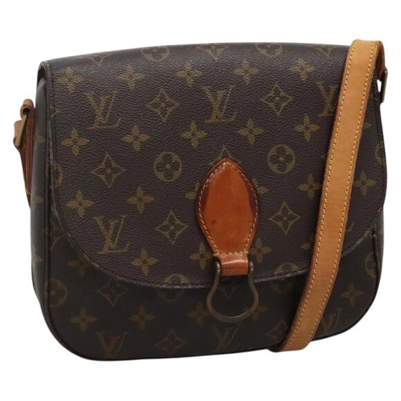 LOUIS VUITTON Monogram Saint Cloud GM Shoulder Bag M51242 LV Auth 131893 - Picture 1 of 14